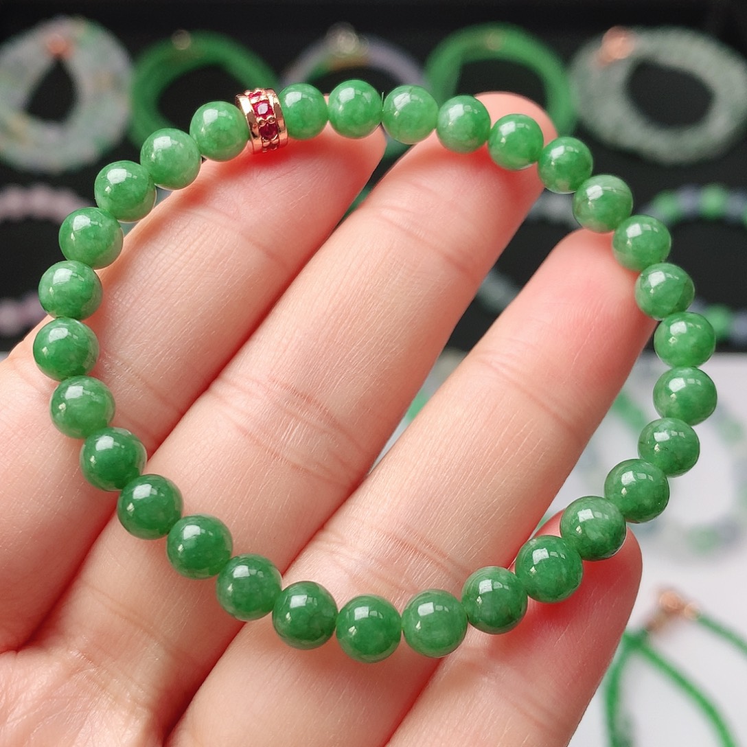 翡翠未镶嵌手链翡翠