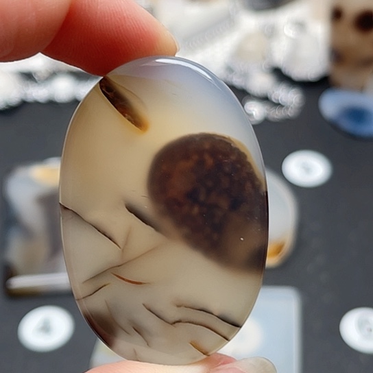 玛瑙/玉髓珠宝半成品未镶嵌