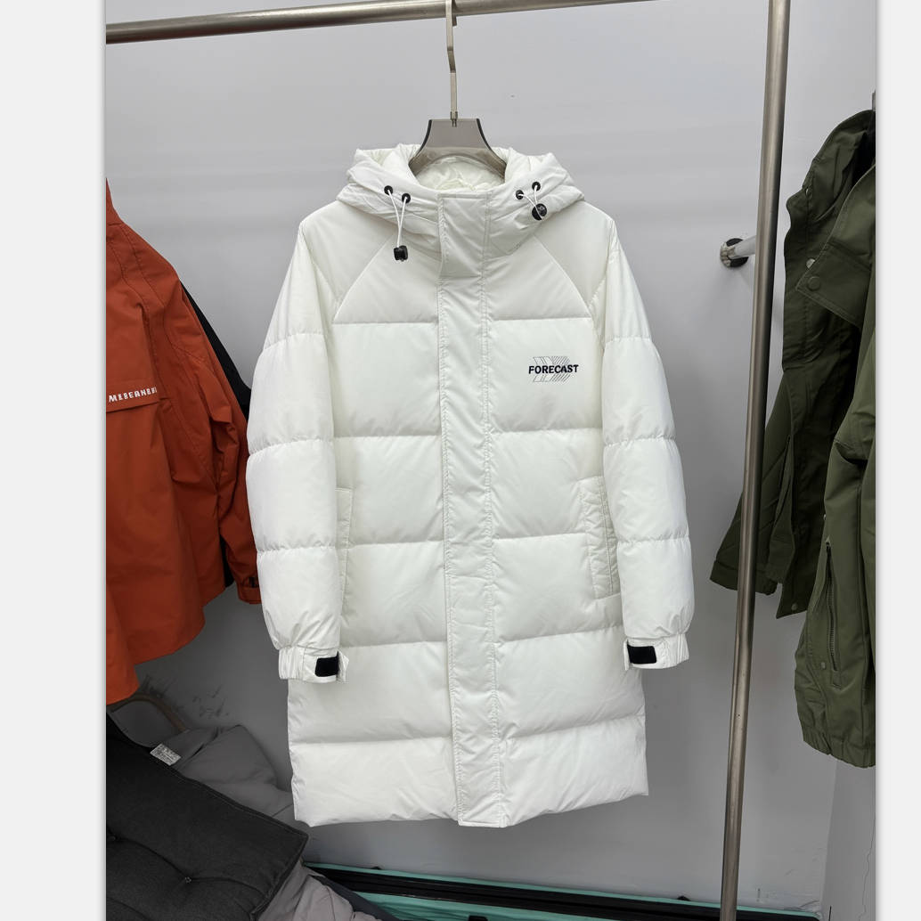 9906 2025冬季保暖锁温防寒服中长款男士百搭休闲潮流男士外套