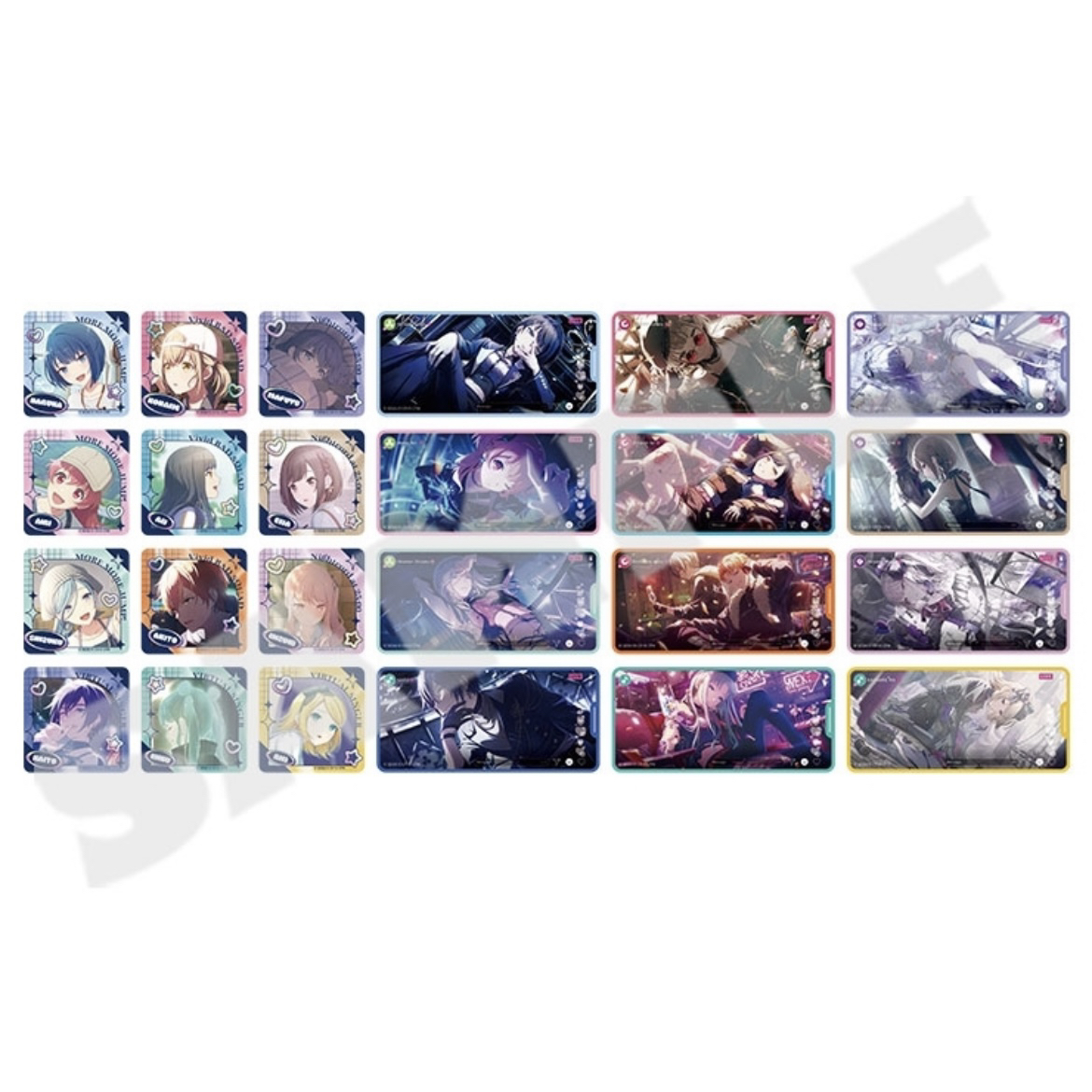 润【国现】世界计划 pjsk 回忆插画贴纸vol.8 ABC【盲盒代拆】