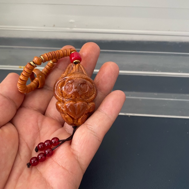 巴西橄榄核雕刻拉布布单子