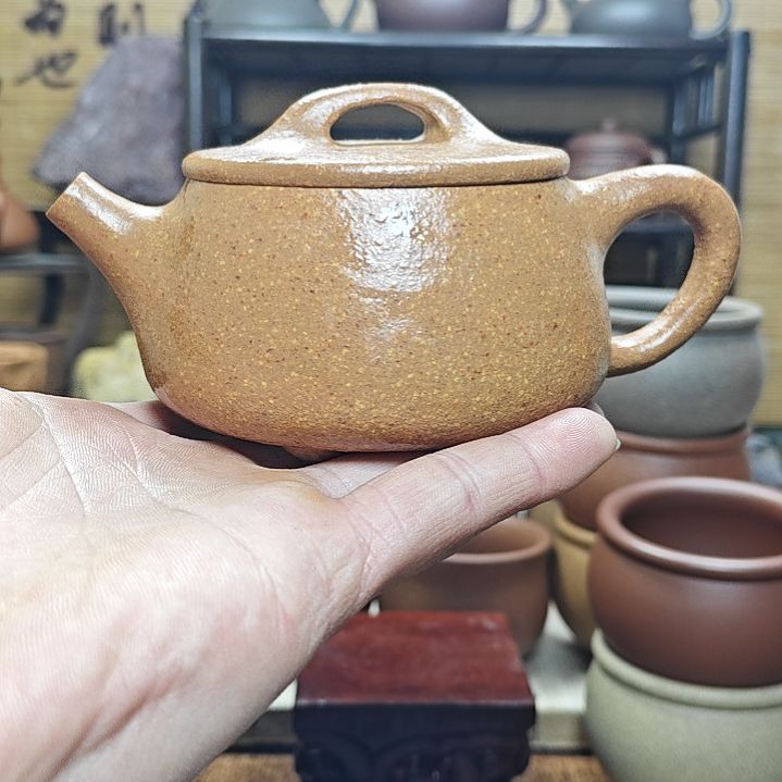 紫砂茶杯16目黄金段   200毫升