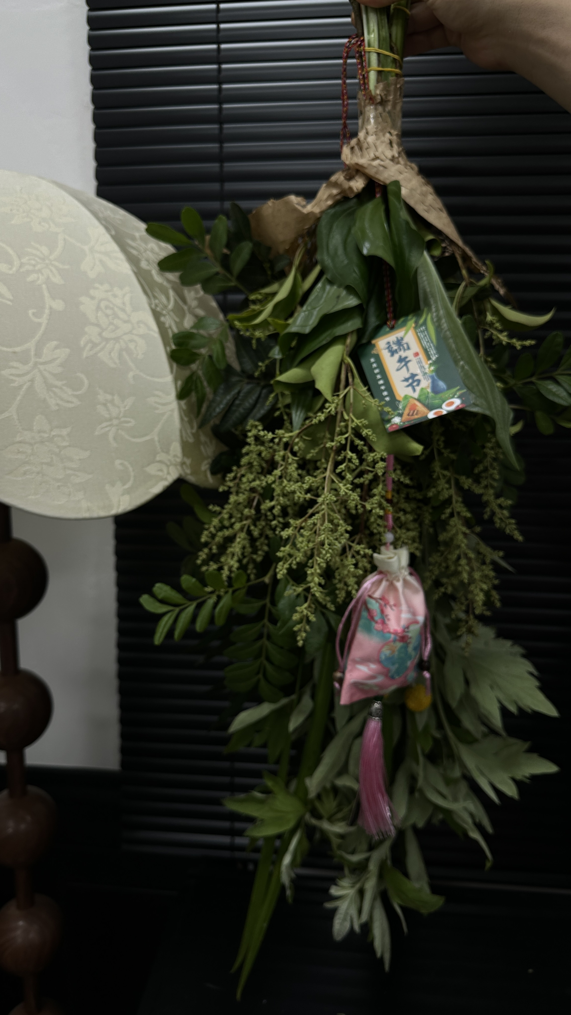 端午DIY门挂花束云南现采艾草菖蒲叶鲜花花材