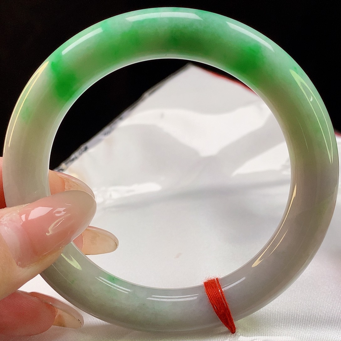 翡翠手镯未镶嵌天然翡翠1206