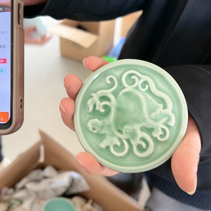 小米茶器龙泉青瓷