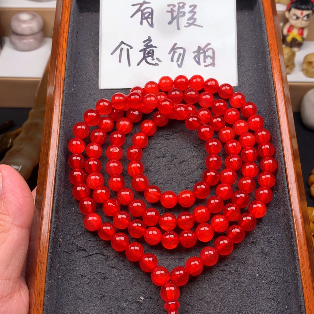 其他牛骨8青鱼石圆珠108