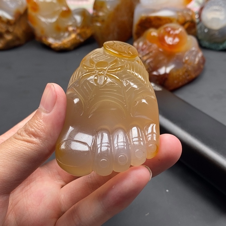 玛瑙/玉髓未镶嵌颈饰玛瑙
