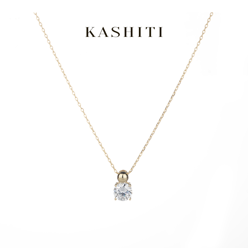 卡诗缇 坠链均925银 镀k金天使之泪项链气质百搭轻奢小众锁骨链