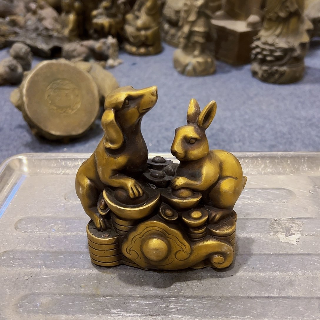 黄铜材质文房摆件