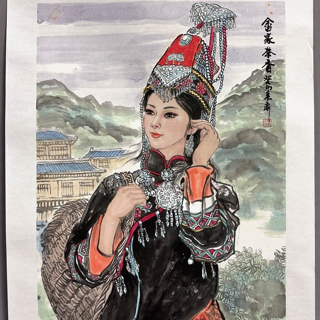 国画国画纯手绘作品请放心去藏