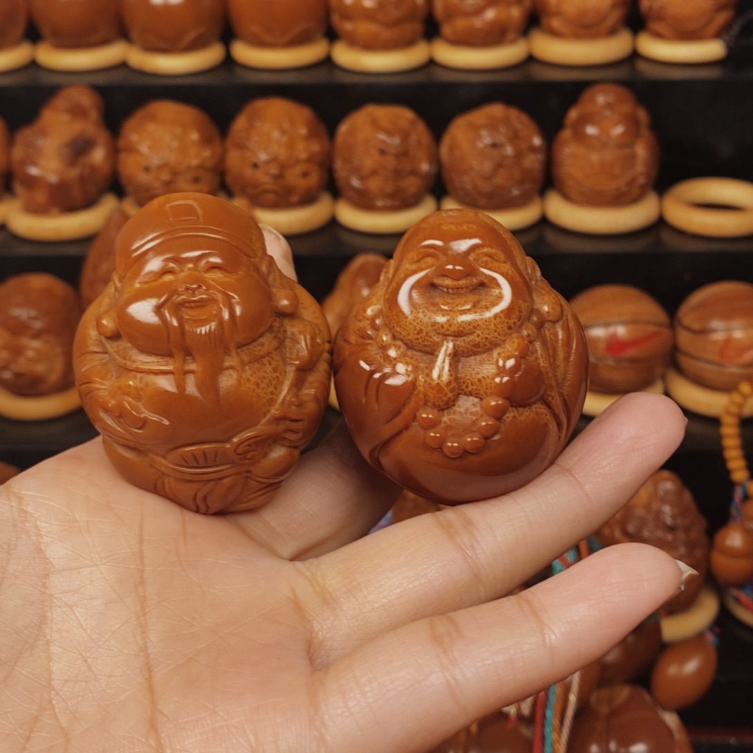 别***迹手串/手链橄榄核财迷一对00666