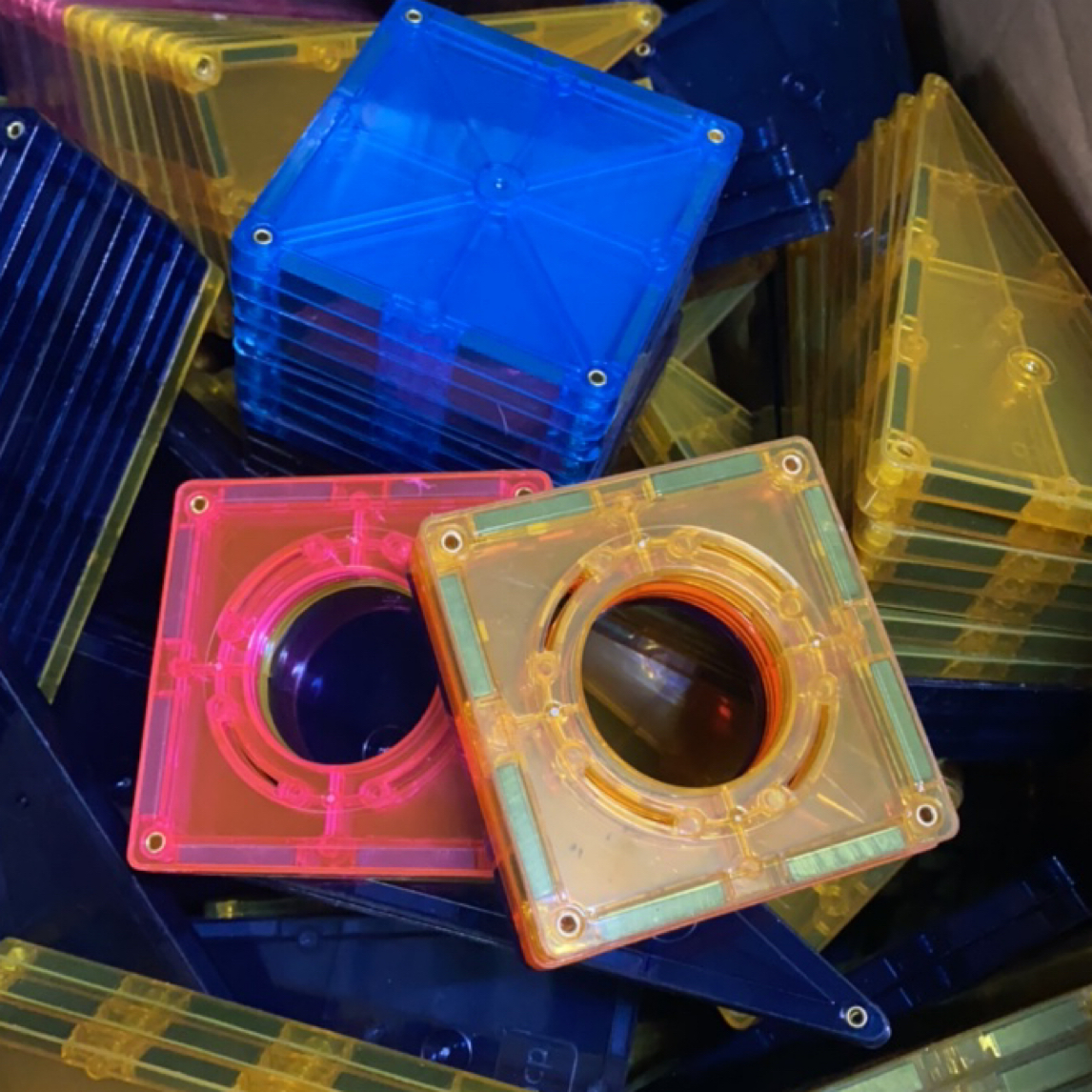 瑕疵彩窗磁力片混搭