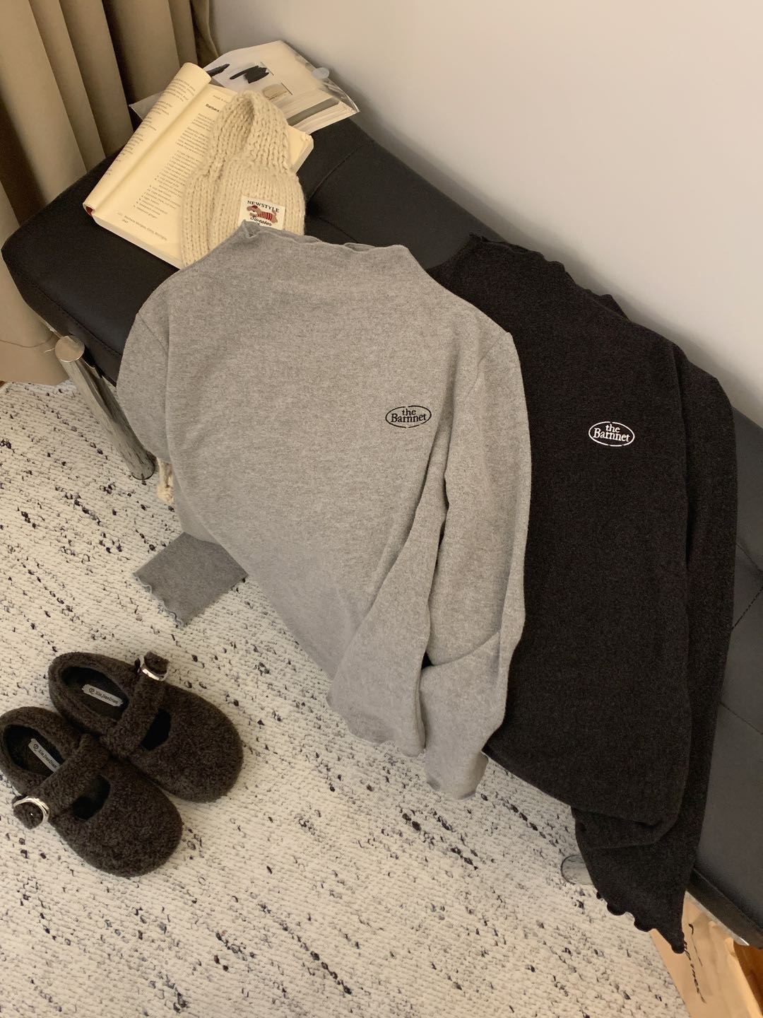 【韩单8奶木耳边小标】原单带标，冬季新款，磨毛休闲打底衫- 2770