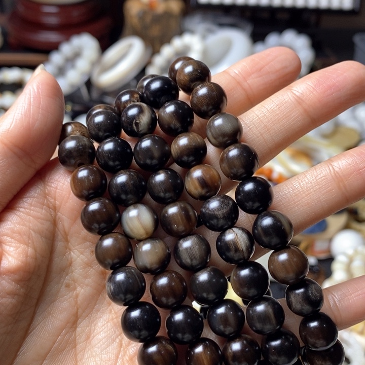 贝壳手串/手链直播间1.0牛角串多圈