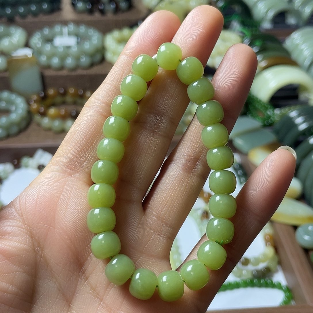 和田玉手链未镶嵌油***友