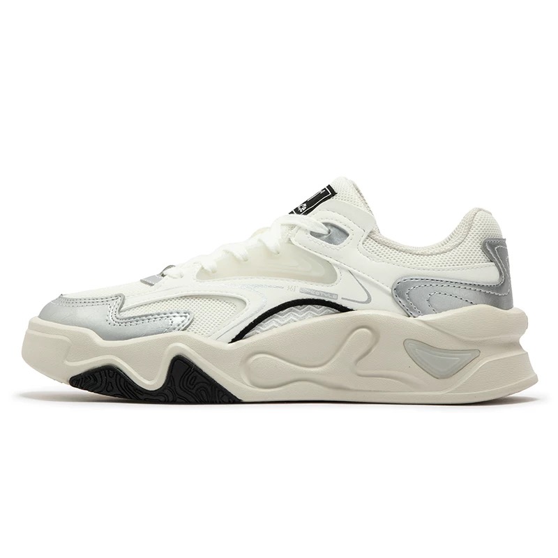 361°女鞋运动鞋百搭休闲鞋厚底复古潮流老爹鞋小白鞋情侣板鞋女