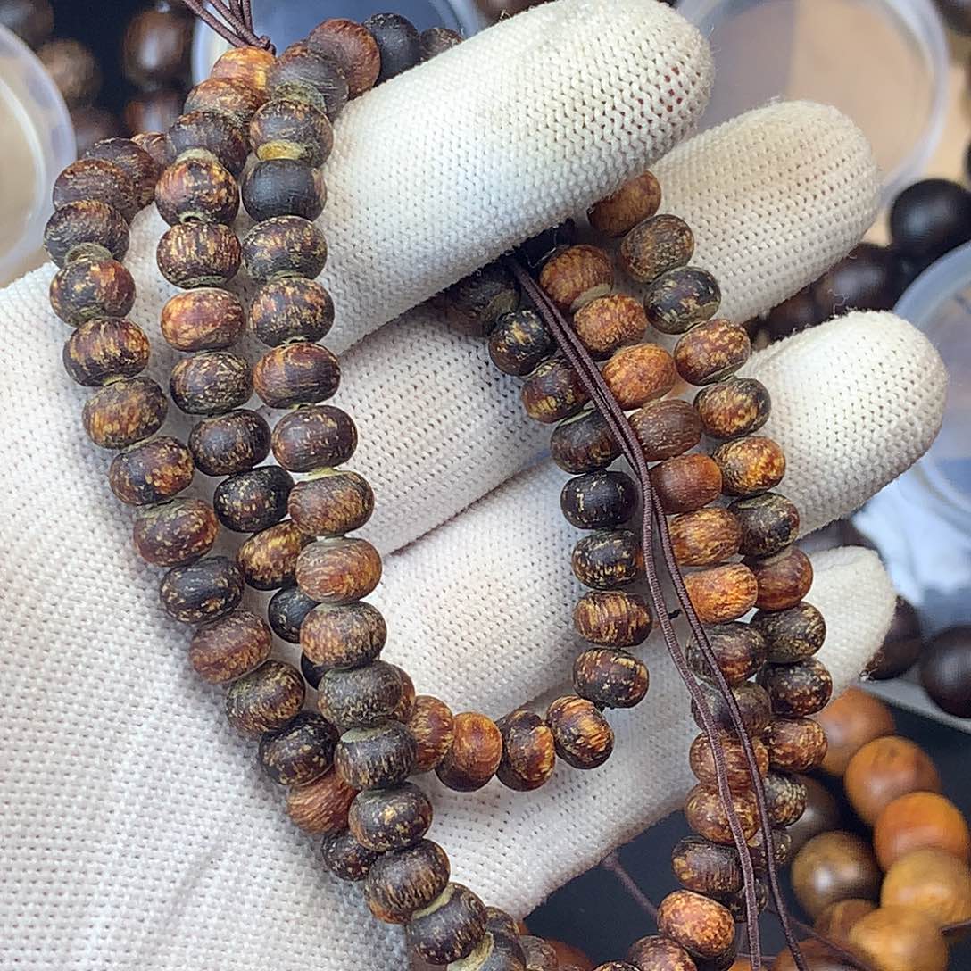 灼***心手串/手链贡木68龙鳞多圈粗抛特惠福利