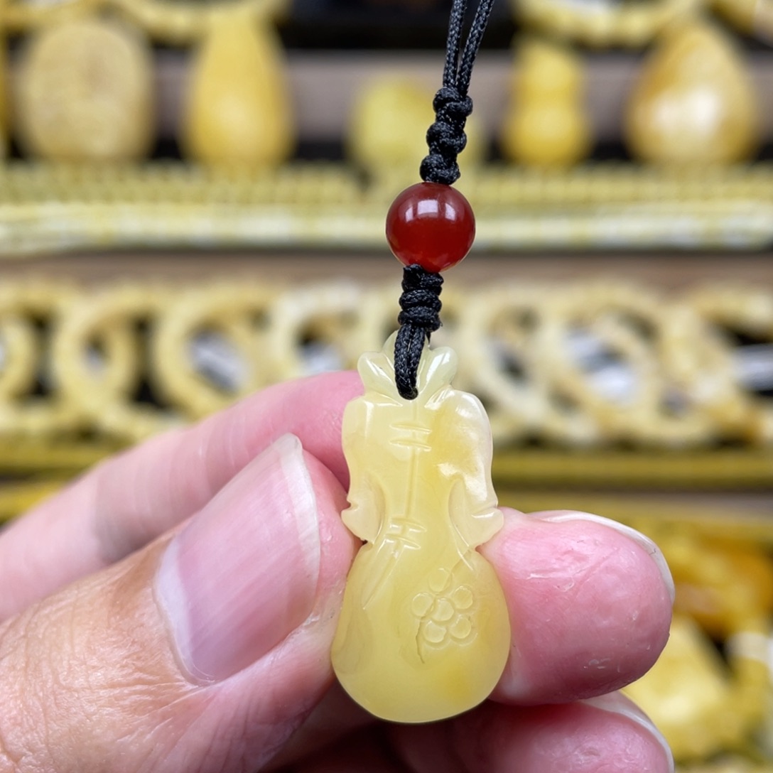 琥珀裸石未镶嵌琥珀蜜蜡