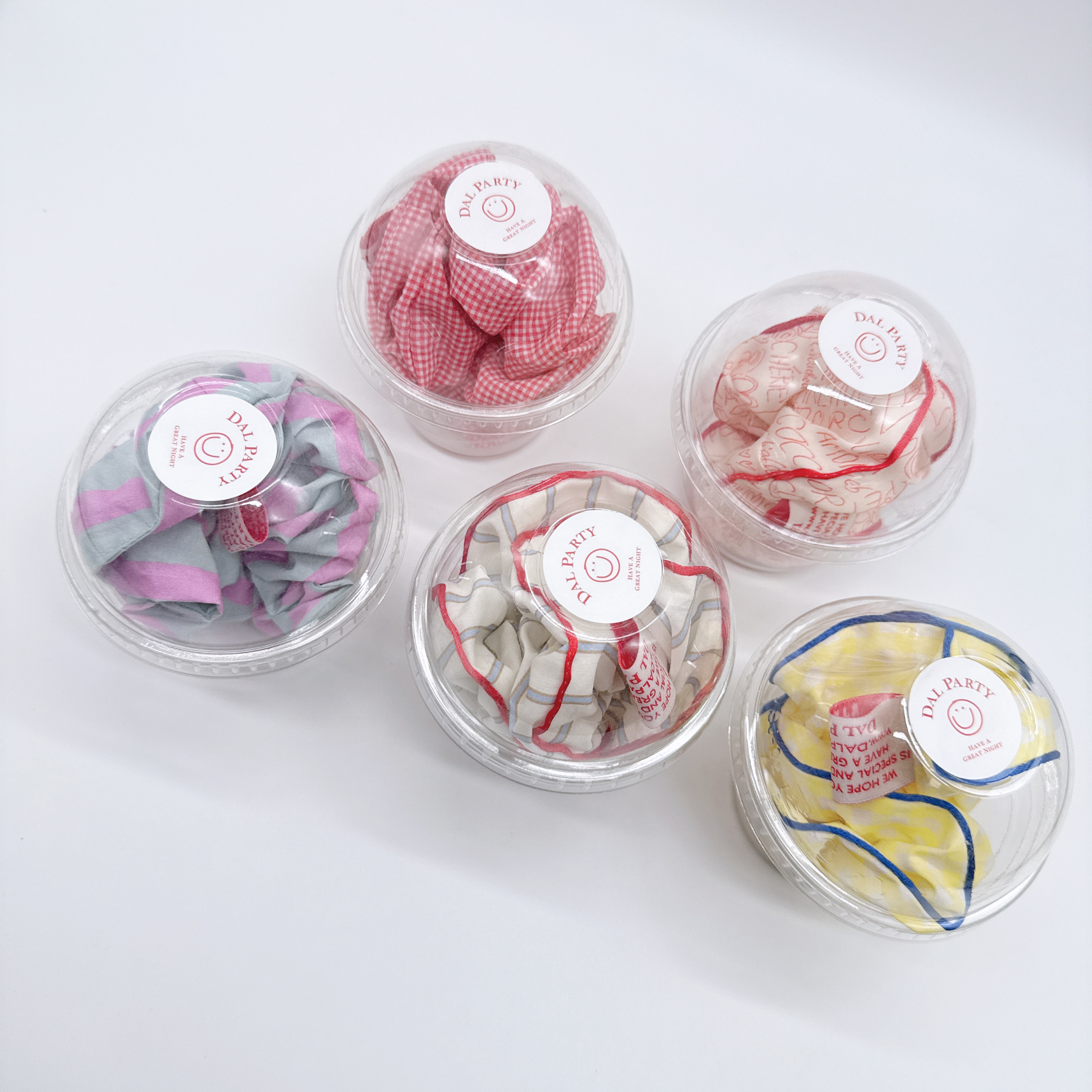 Mi33 韩代饰品 韩国圣代杯花色发圈 H098001