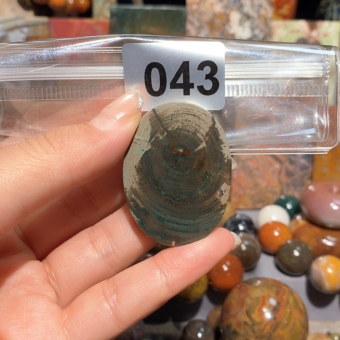 未镶嵌天然北票硅化玉吊坠硅化玉