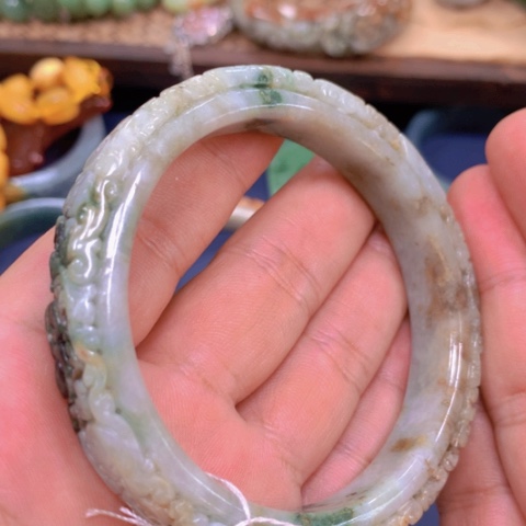 【闪购商品】翡翠手链未镶嵌珍*斋翡翠