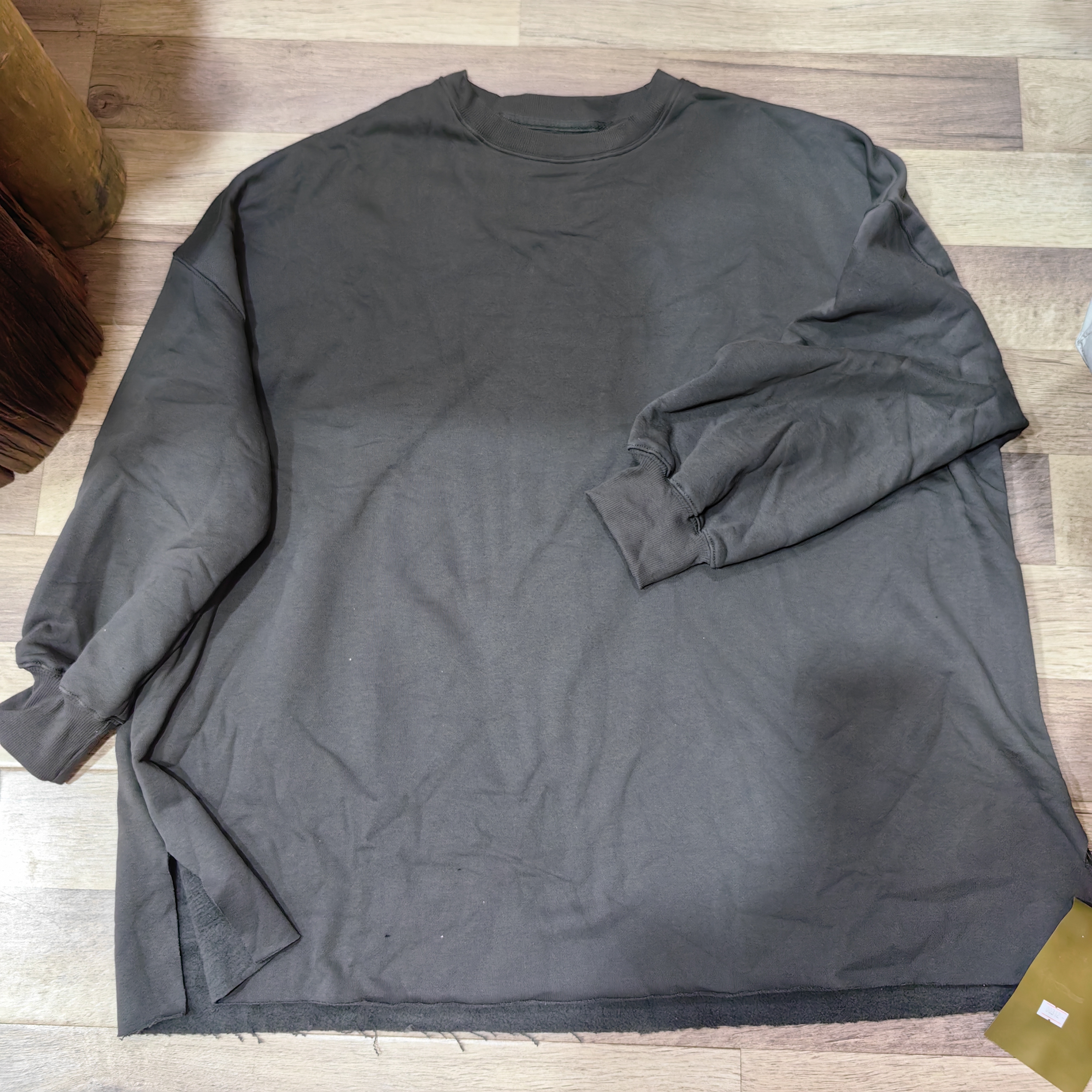 兔子窝冬季加绒开叉卫衣