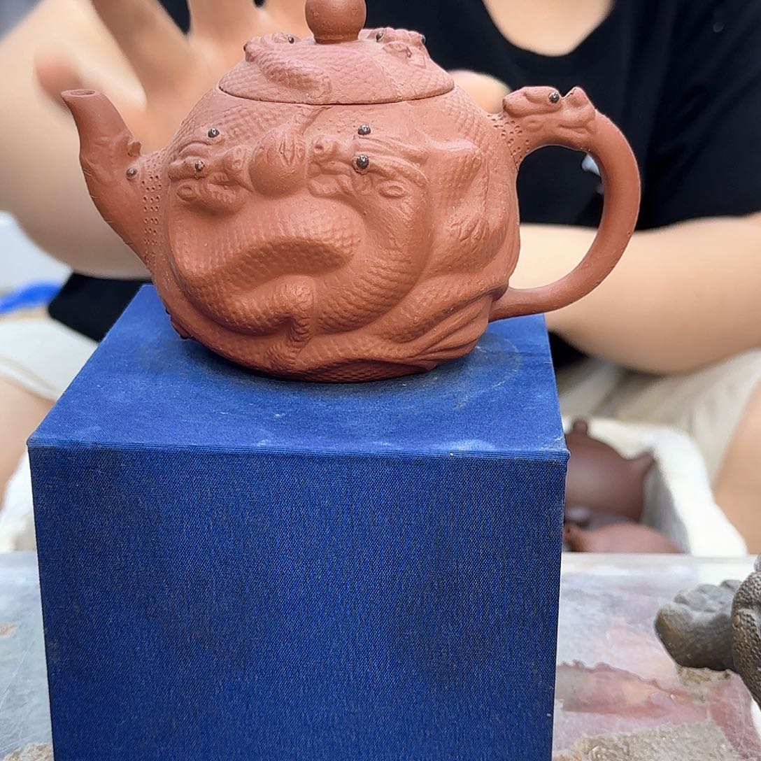 茶壶紫砂宜兴紫砂壶瑕疵处理