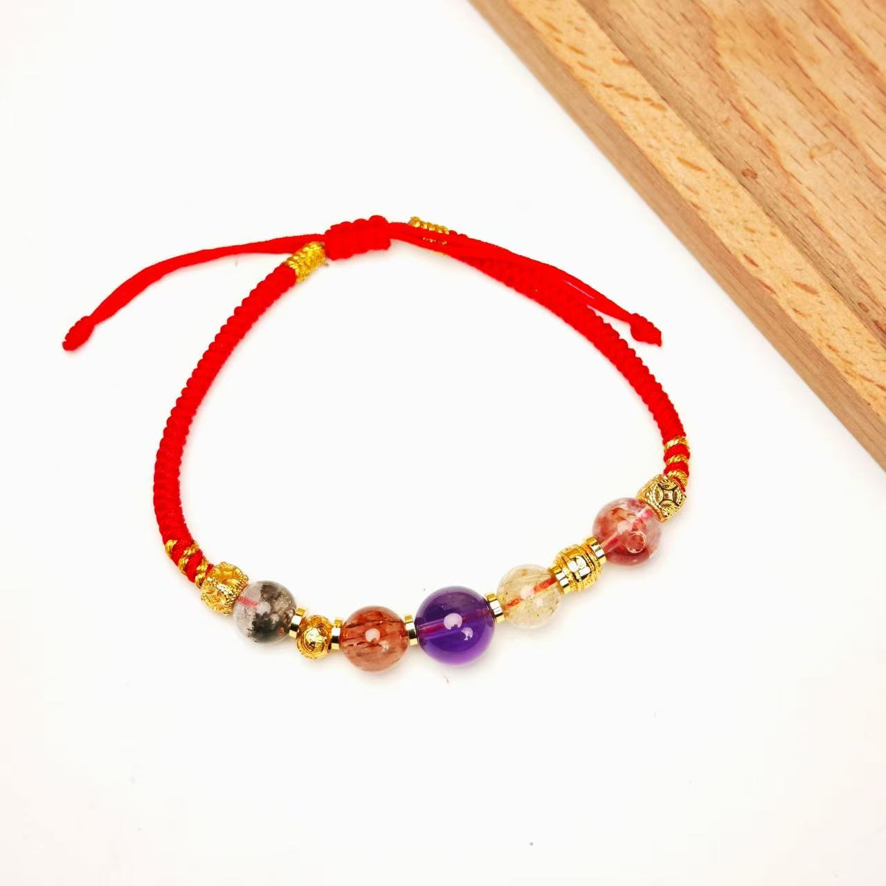 【普陀山欢喜】水晶手绳（发货多样性一件）K22665