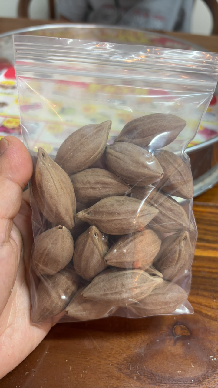 橄榄核老料饱满圆润颜色红润原生态水晶核 袋装核不打孔