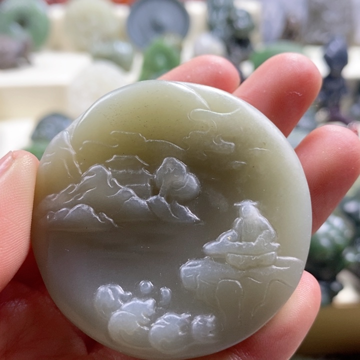 和田玉颈饰未镶嵌