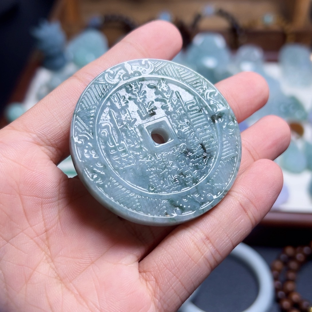 颈饰未镶嵌翡翠翡翠挂件
