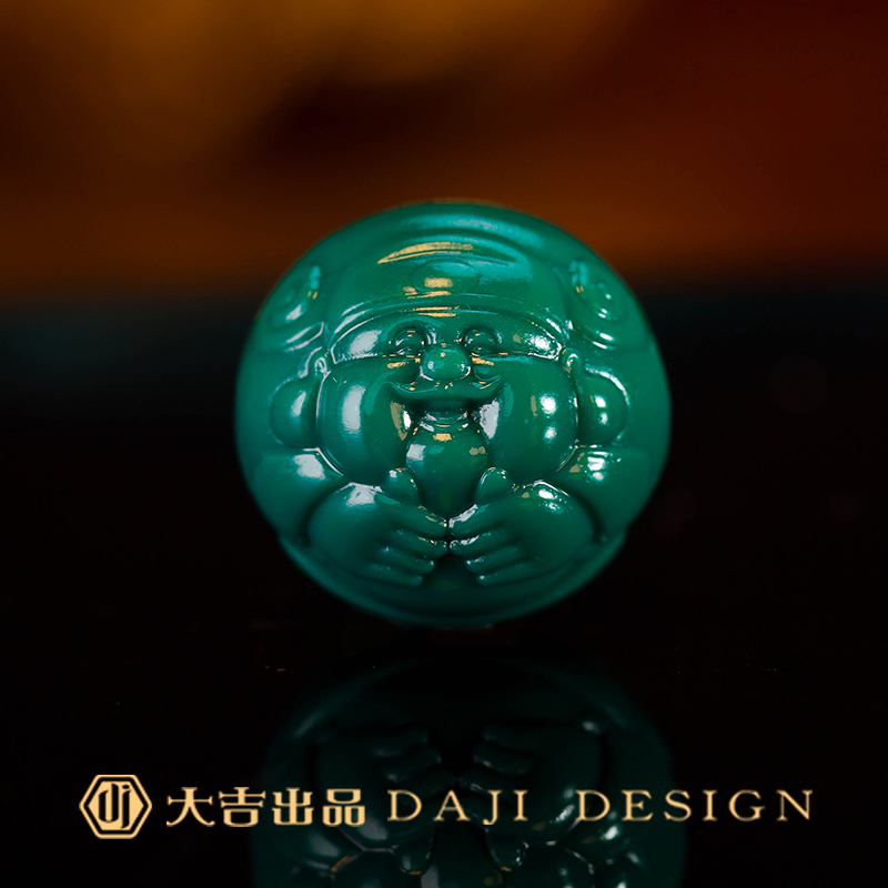 【大吉出品】-LL专属财神配珠地狱色文玩手串配饰配珠顶珠隔珠单颗/