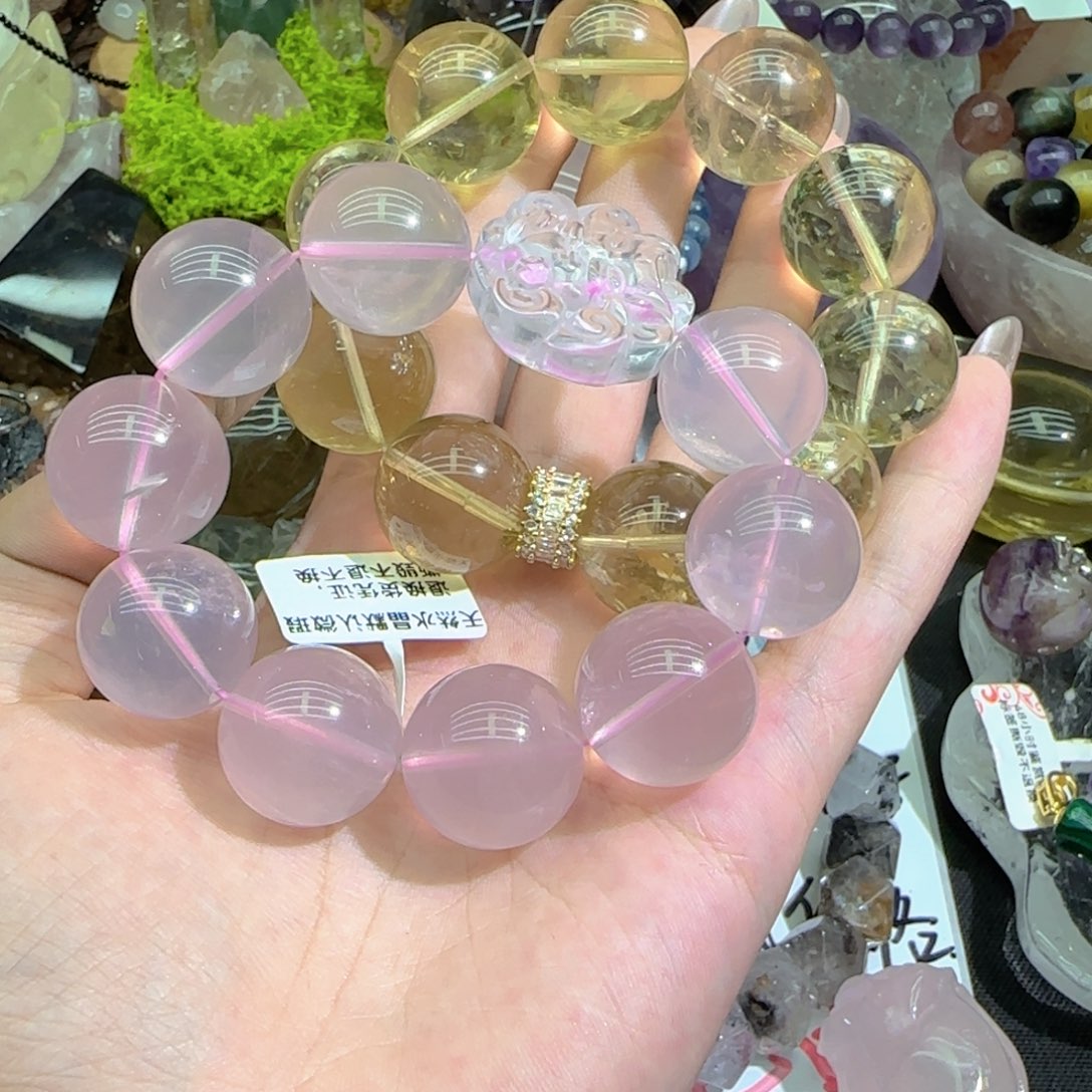 淇***励紫晶银S925镶嵌眼镜