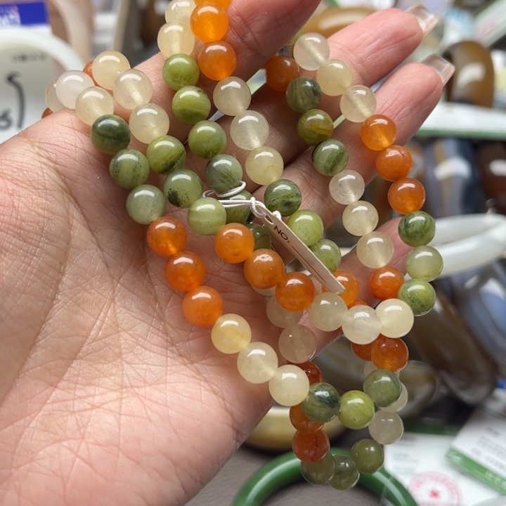 石英质玉手链未镶嵌