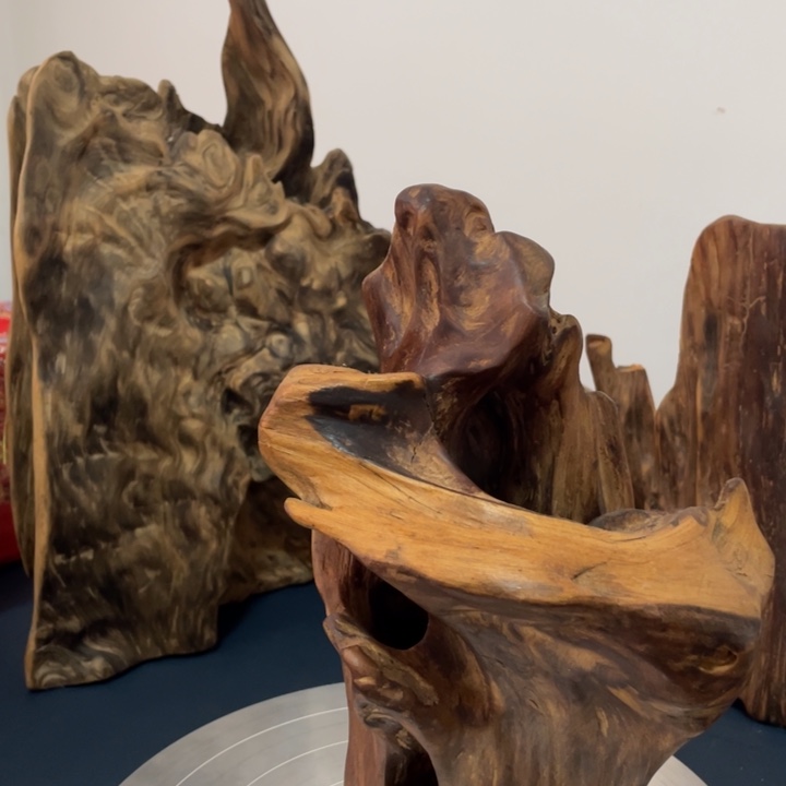 木木料摆件，  高23