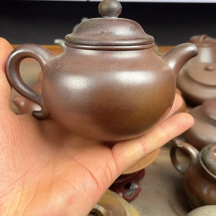 紫砂茶壶处理一把