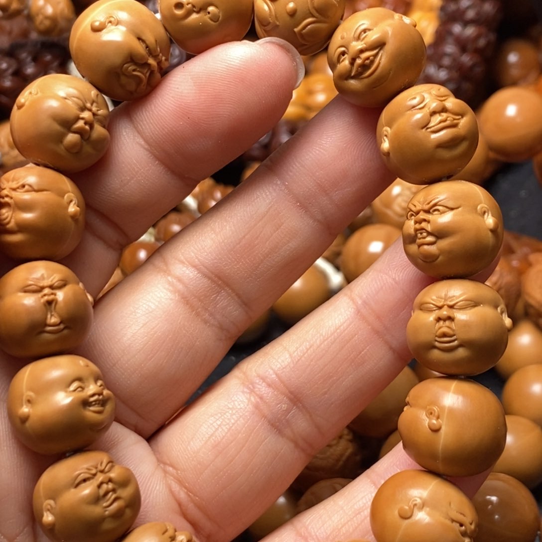 猴头核桃吊坠猴头