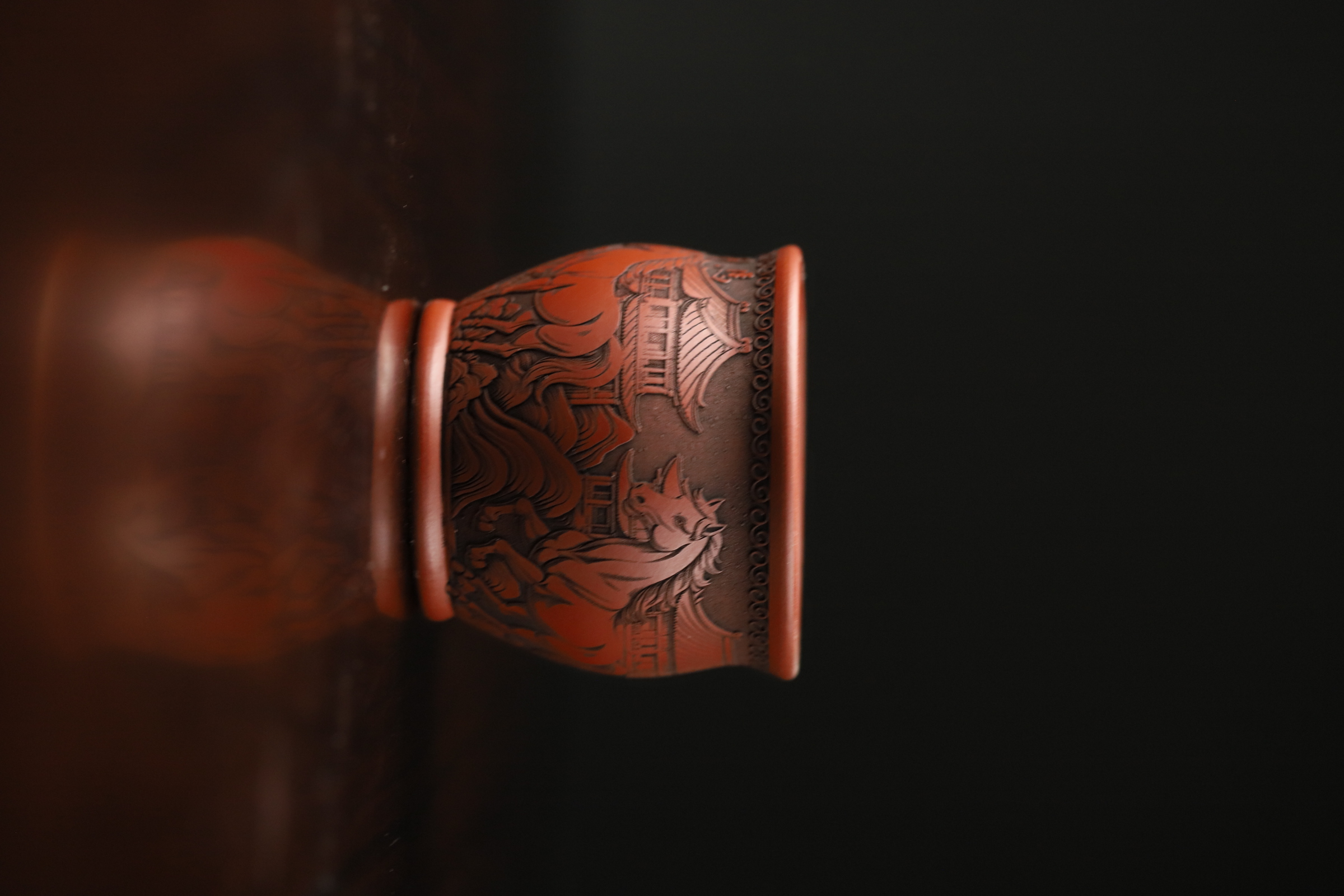 宜兴紫砂茶宠马杯8176