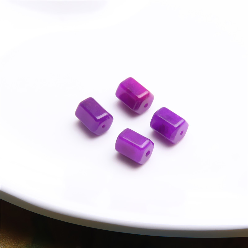 皇家紫六棱8*10散珠 K0464 多样性发一