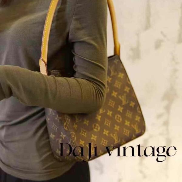 大吉中古/LV老花中号Looping单肩包