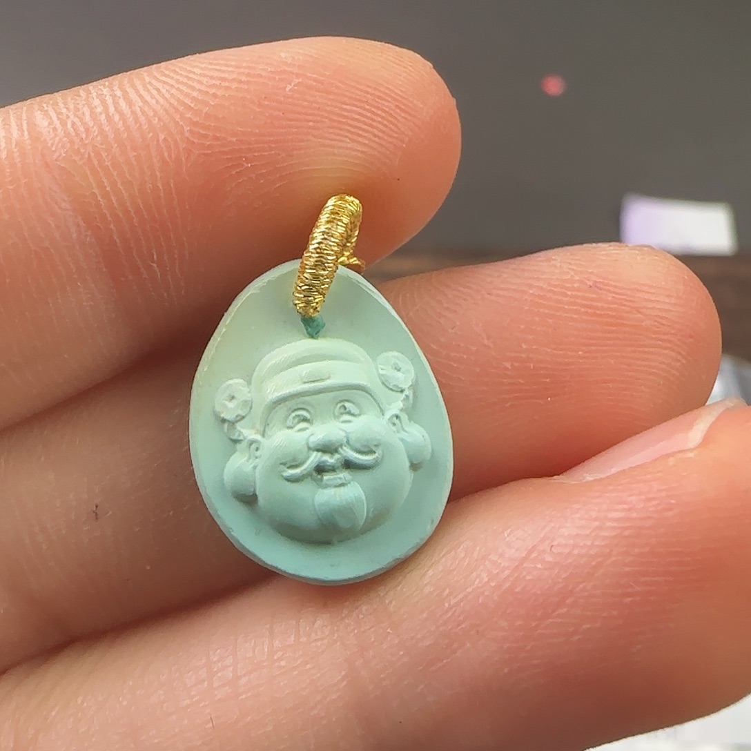 绿松石珠宝半成品未镶嵌