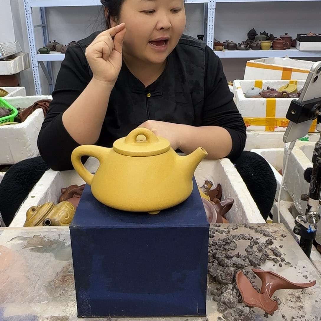茶壶紫砂宜兴紫砂瑕疵处理