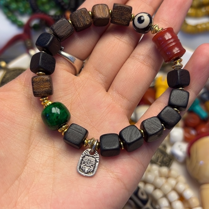 泥塑藏式风格手串