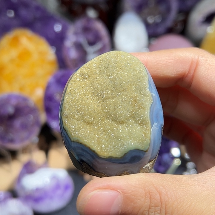 紫晶未镶嵌珠宝半成品