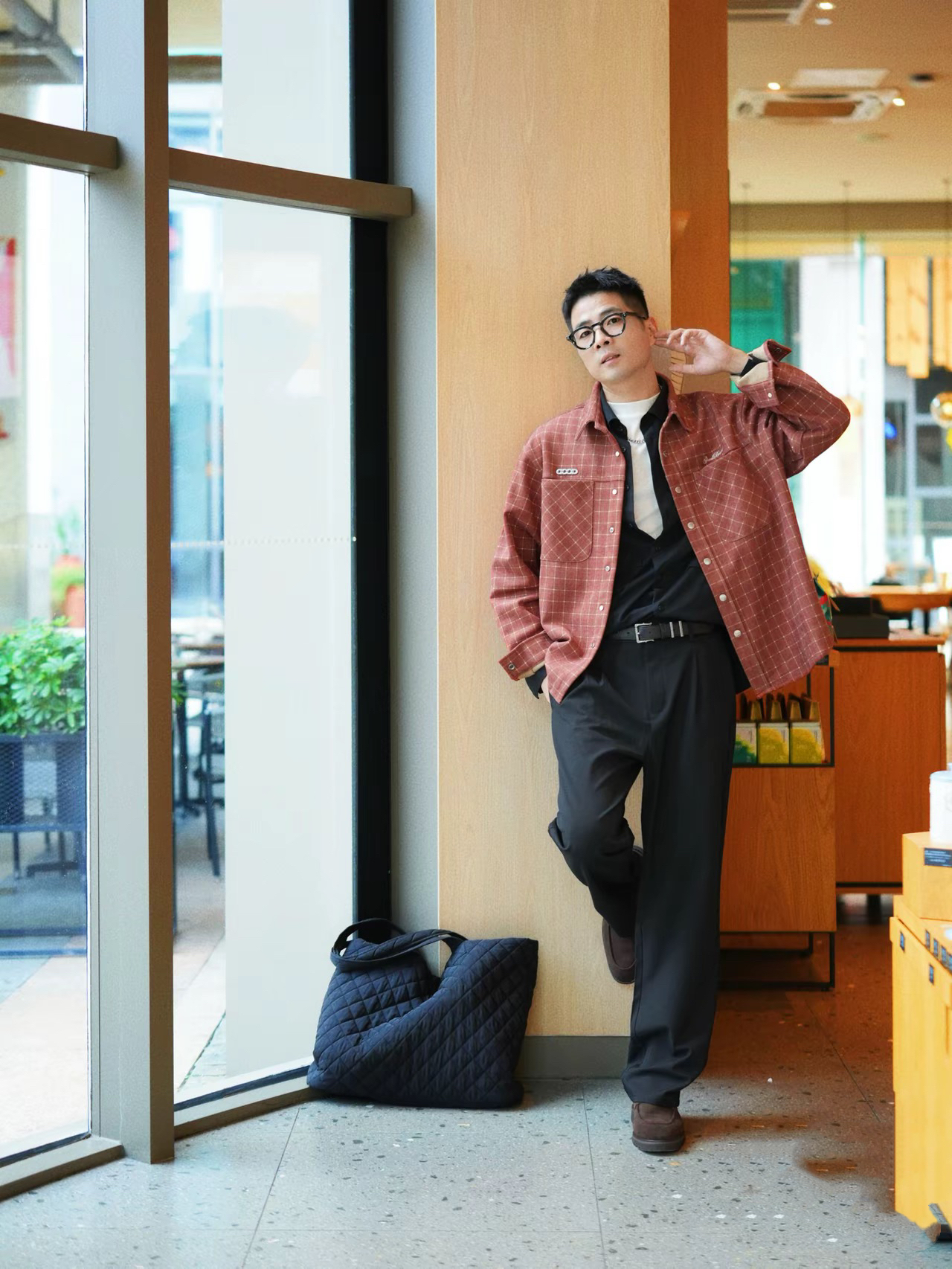 G0D2025ss 麂皮绒钉珠轻奢时尚高级感衬衫外套男女同款