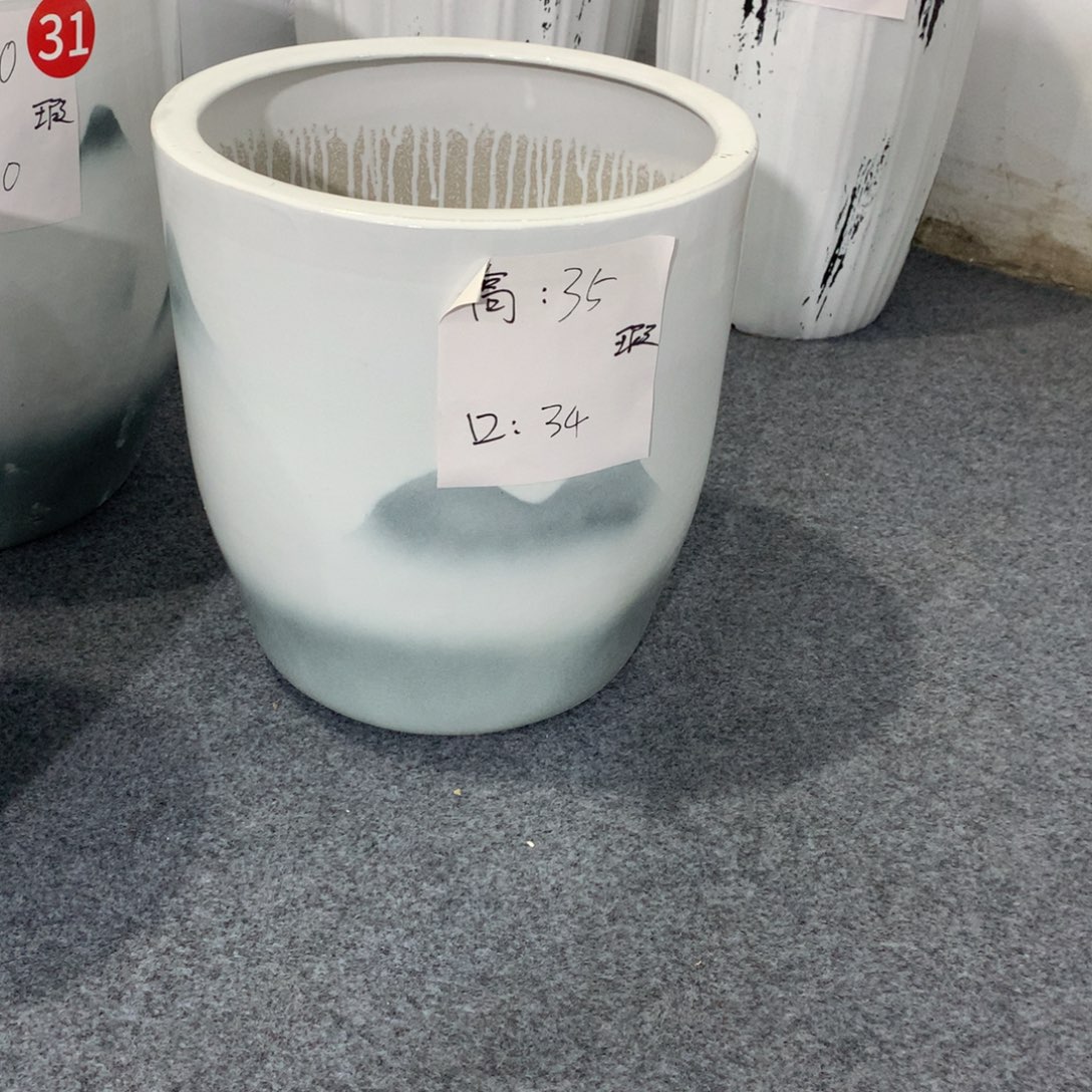 高温陶瓷花盆微瑕