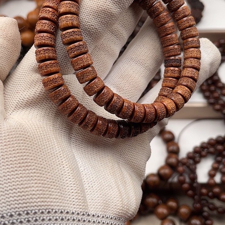 往***~贡木手串/手链药片双圈