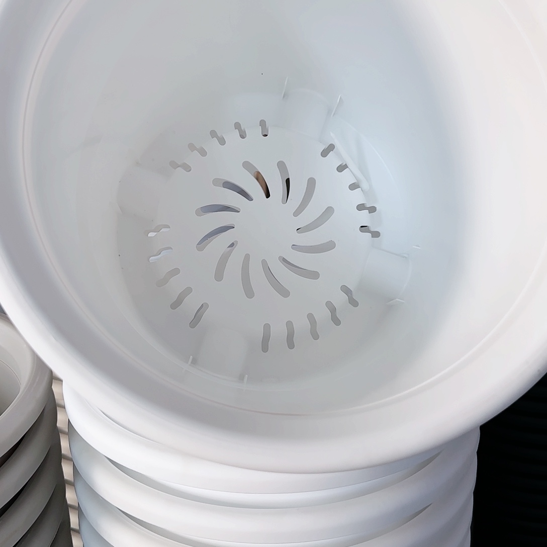 树脂四季6号5个无拖纯白