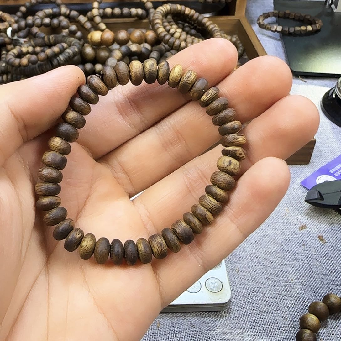 沉香香囊沉香金沙叶算盘99沉水