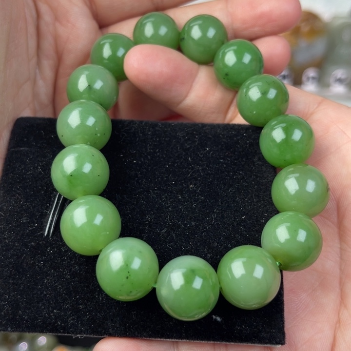 和田玉手串未镶嵌胖*海